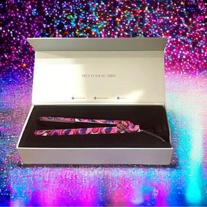 PYT HAIR Professional Ceramic Flat Iron Styling Tool Peacock NIB MSRP $300